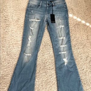 Black Orchard Flare Jeans